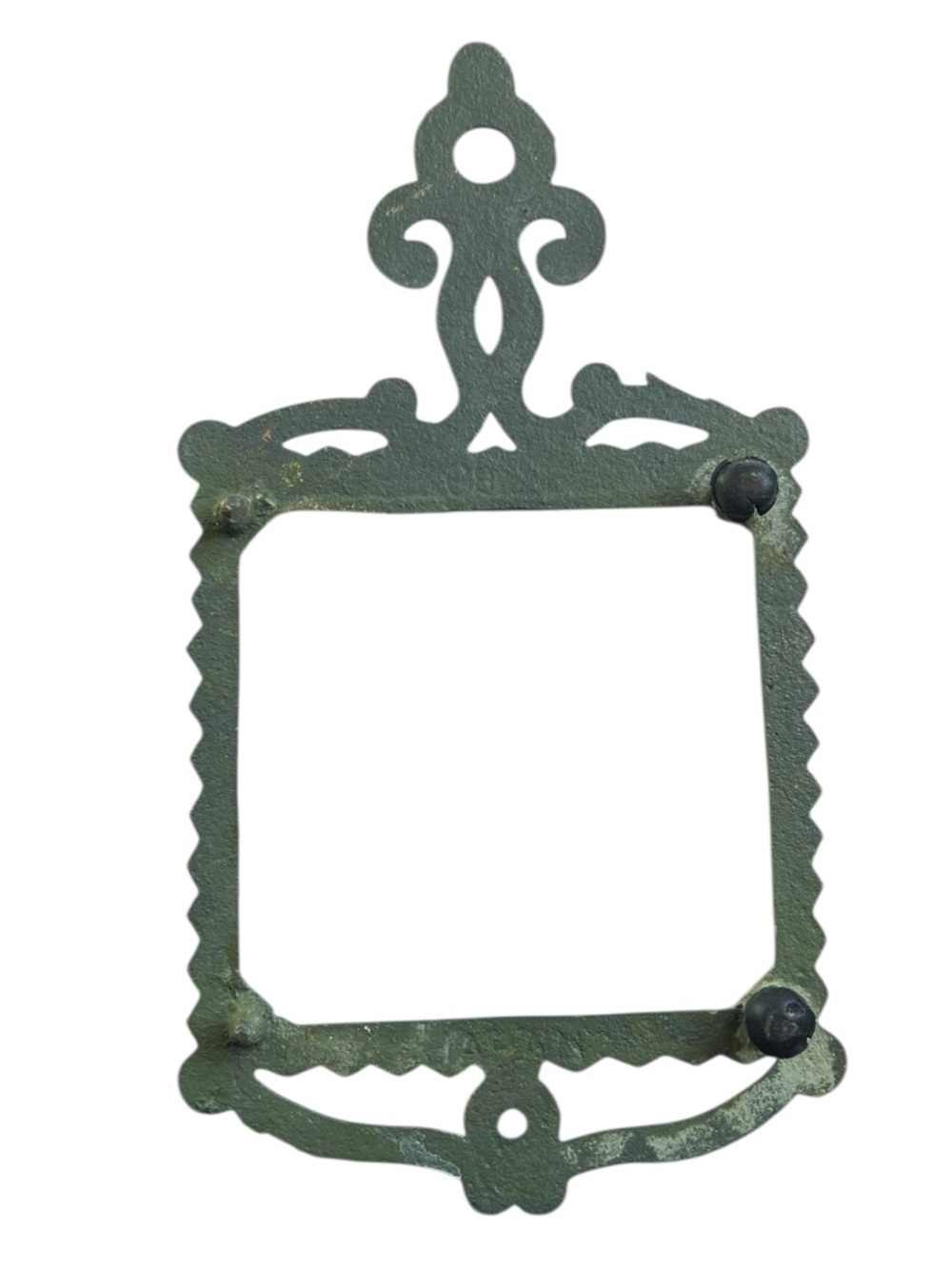 Vintage Ceramic Tile Cast Iron Trivet Retro Wall Decor Kitchen MCM Cottagecore - Picture 3 of 7